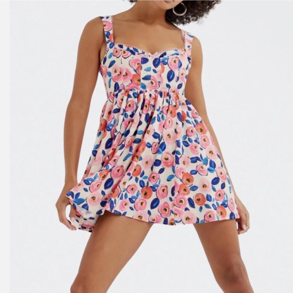 For Love & Lemons Gianna Mini Dress, S